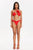 Eamon Flower Crossed Halter Bikini Set