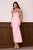 Esne Flower Halter Maxi Dress - Pink