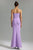 Fawn Pearls Fishtail Maxi Dress - Purple