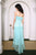 Fritia Feather Mesh Sequins Maxi Dress