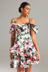 Giela Floral Layered Mini Dress