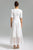 Glenora V-Neck Lace Maxi Dress - White