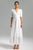 Glenora V-Neck Lace Maxi Dress - White