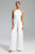 Katya Blackless Halter Jumpsuit - White