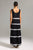 Kavaza Sleeveless Stripe Maxi Dress