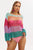 Lestie Stripe Knitted Beach Cover