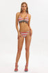 Mignon Stripe Fringe Bikini