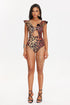 Roche Gradient Leopard Print Swimsuit