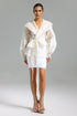 Roline Embroidery Jacket - White