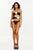 Suku Flower Halter Cut Out Swimsuit