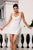 Tadeo White Beading Mini Dress