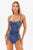 Teagan Gradient Strappy Swimsuit