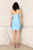 Vla Bowknots Halter Bandage Dress - Blue