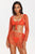 Yogi Orange Bikini Four Pieces Set