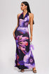 Ethel Halter Printed Maxi Dress