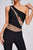 Trinvilla One Shoulder Mesh Bandage Jumpsuit