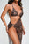 Zaka Leopard Bikini Three Piece Set