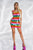 Flor Rainbow Mini Dress