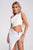 Urica One Shoulder Cutout Mini Dress - White