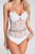 Viha Lace Crochet Swimsuit - White