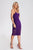 Xiclaly Cutout Halter Midi Dress - Purple