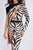 Universe One Sleeve Cutout bandage Dress