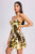 Kimberley Metallic Mirror Mini Dress