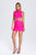 Sorrel Diamante Cutout Mini Bandage Dress - Pink