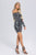 Hzere One Shoulder Sequin Mini Dress