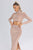 Elizabeth Diamante Mesh Set - Beige