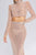 Elizabeth Diamante Mesh Set - Beige