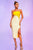 Vleah Strapless Diamonate Midi Bandage Dress