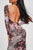 Pelmet Printed Backless Maxi Dress