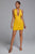Emmet Tangerine Bandage Mini Dress - Bellabarnett