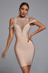 Carina Shoulder Cutout Bandage Dress