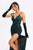 Claire Mesh Hight Slit Maix Dress