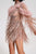 Rei Tassel Mesh Mini Dress - Pink