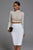 Kiana Pearl Long Sleeve Set - White - Bellabarnett