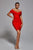 Marta Dress - Red - Bellabarnett