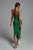 Hollow Bandage Dress - Green - Bellabarnett