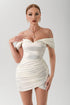 Suzanne Off-Shoulder Mini Dress - White