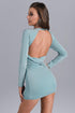 Vitaliia Backless Mini Dress