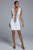 Vlada Embellished Mini Cocktail Dress - White - Bellabarnett