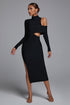 Zalca Cutout Maxi Bandage Dress