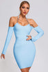 Vocca Halter Mini Bandage Dress