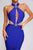 Jenny Diamonate Midi Bandage Dress - Bellabarnett