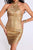 Taaliyah Halterneck Mini Dress - Golden