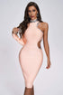 Conry One Shoulder Cutout Midi Bandage Dress