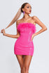 Roto Sequin Feather Mini Dress