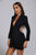 Bikala Rhinestone Backless Blazer Dress - Bellabarnett